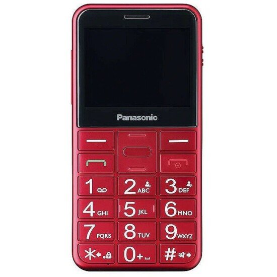 Panasonic Red Senior Phone