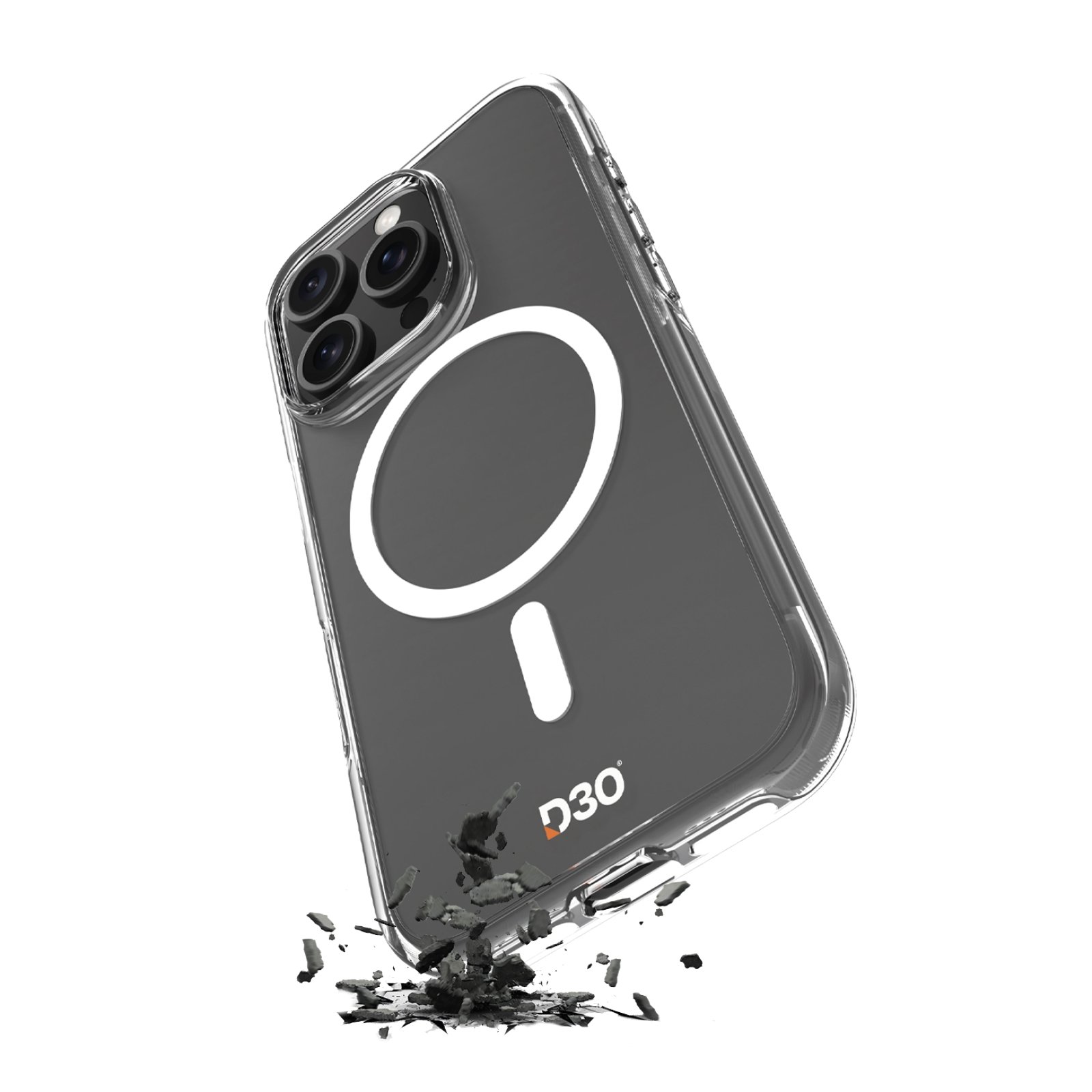 Cover Impact Clear D3O® Bio for iPhone 16 Pro Max