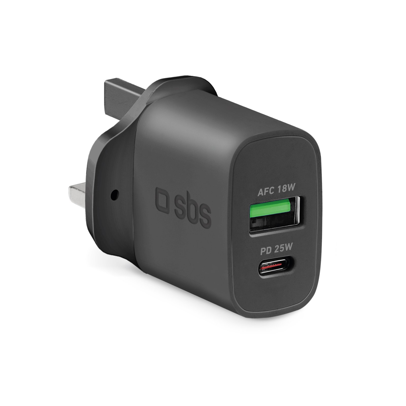 PD 25W travel charger with UK plug
