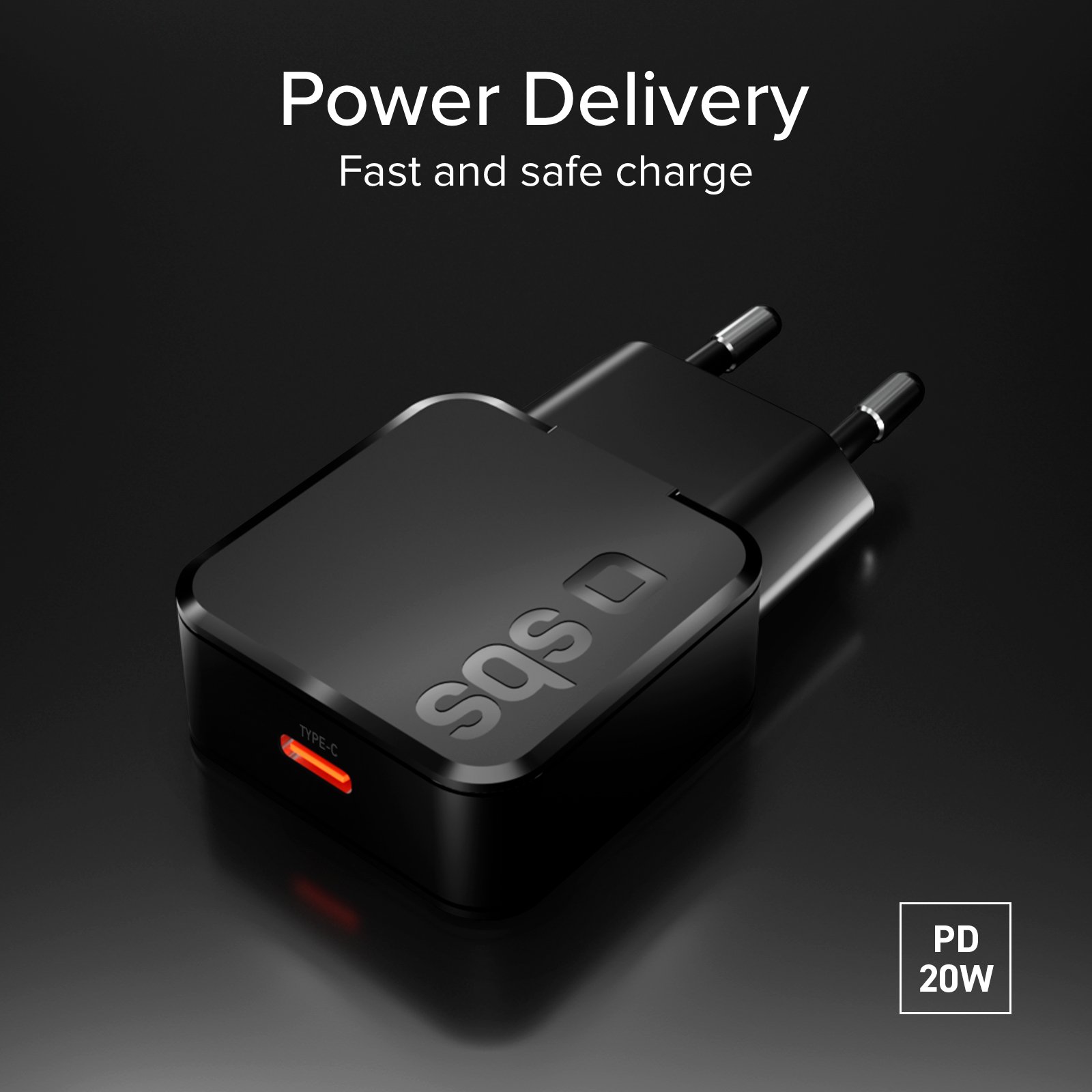 sbs Ultra-Slim 20 W USB-C Wall Charger4