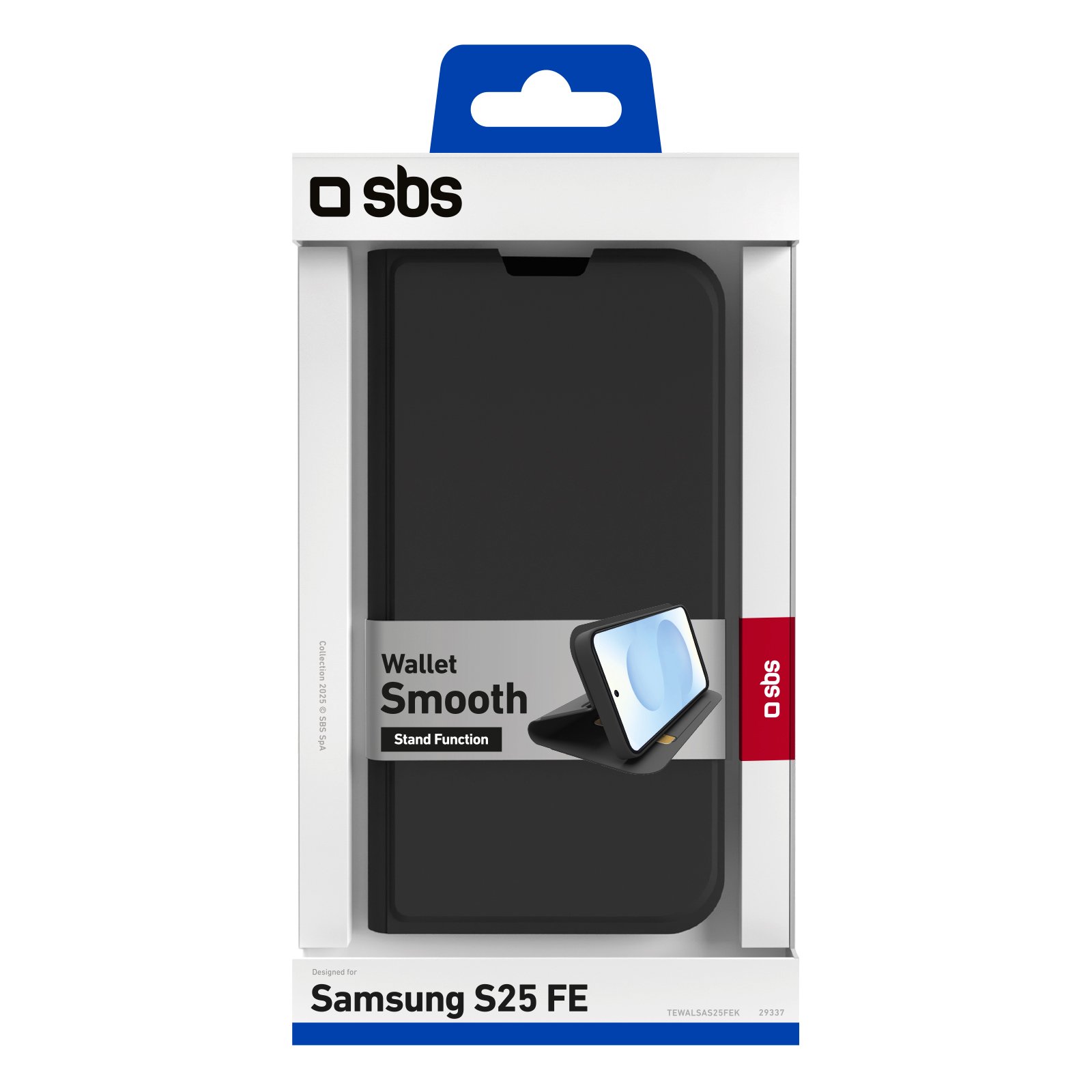 sbs Book-style case with stand support and soft touch surface for Samsung Galaxy S25 FE - Image 3